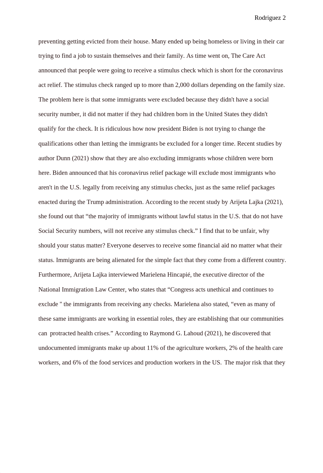 Struggling Immigrants trying to live a de decent life .docx_d8696u18gk6_page2