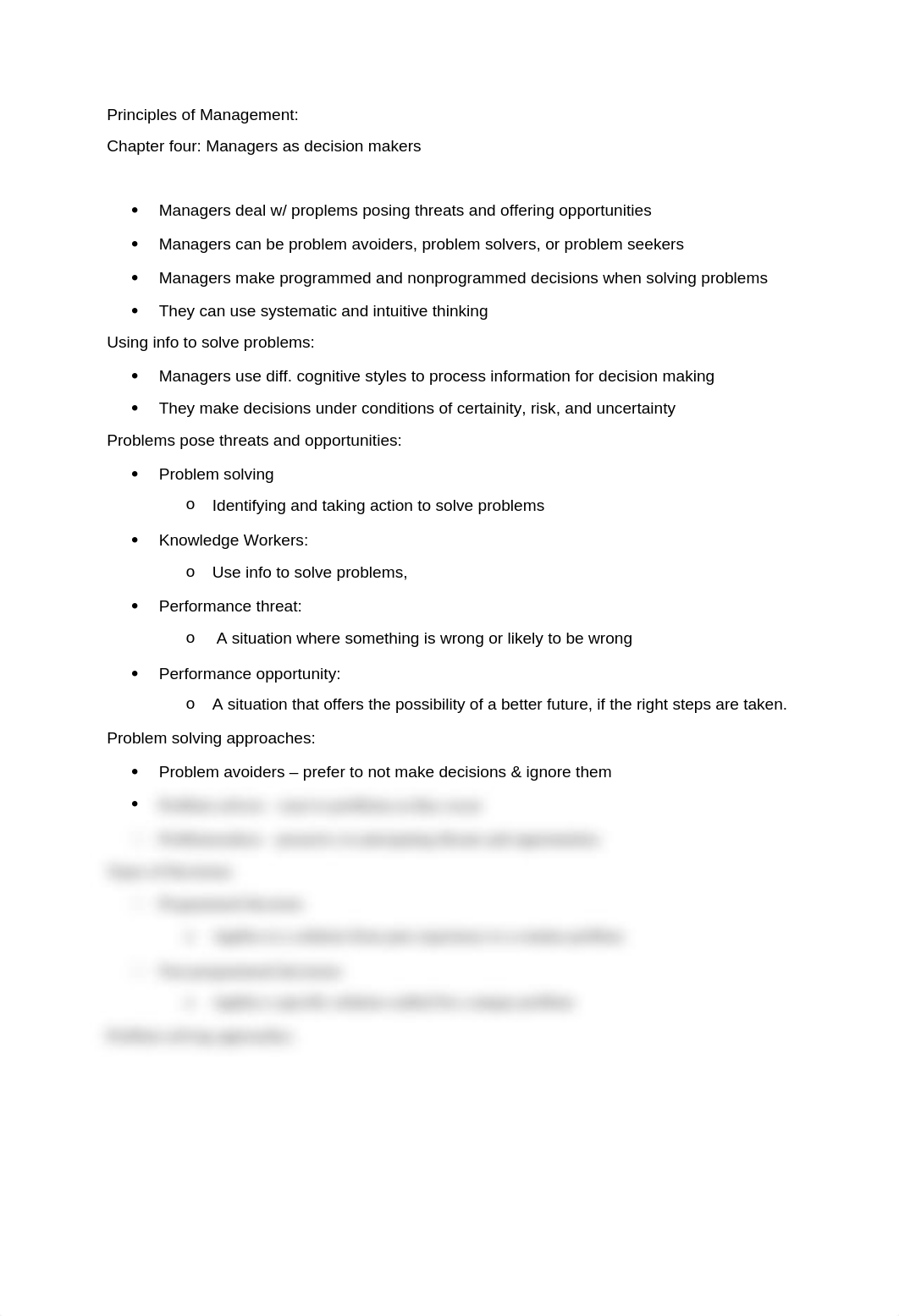 Managers as Decision Makers Notes_d86ie8li7kl_page1