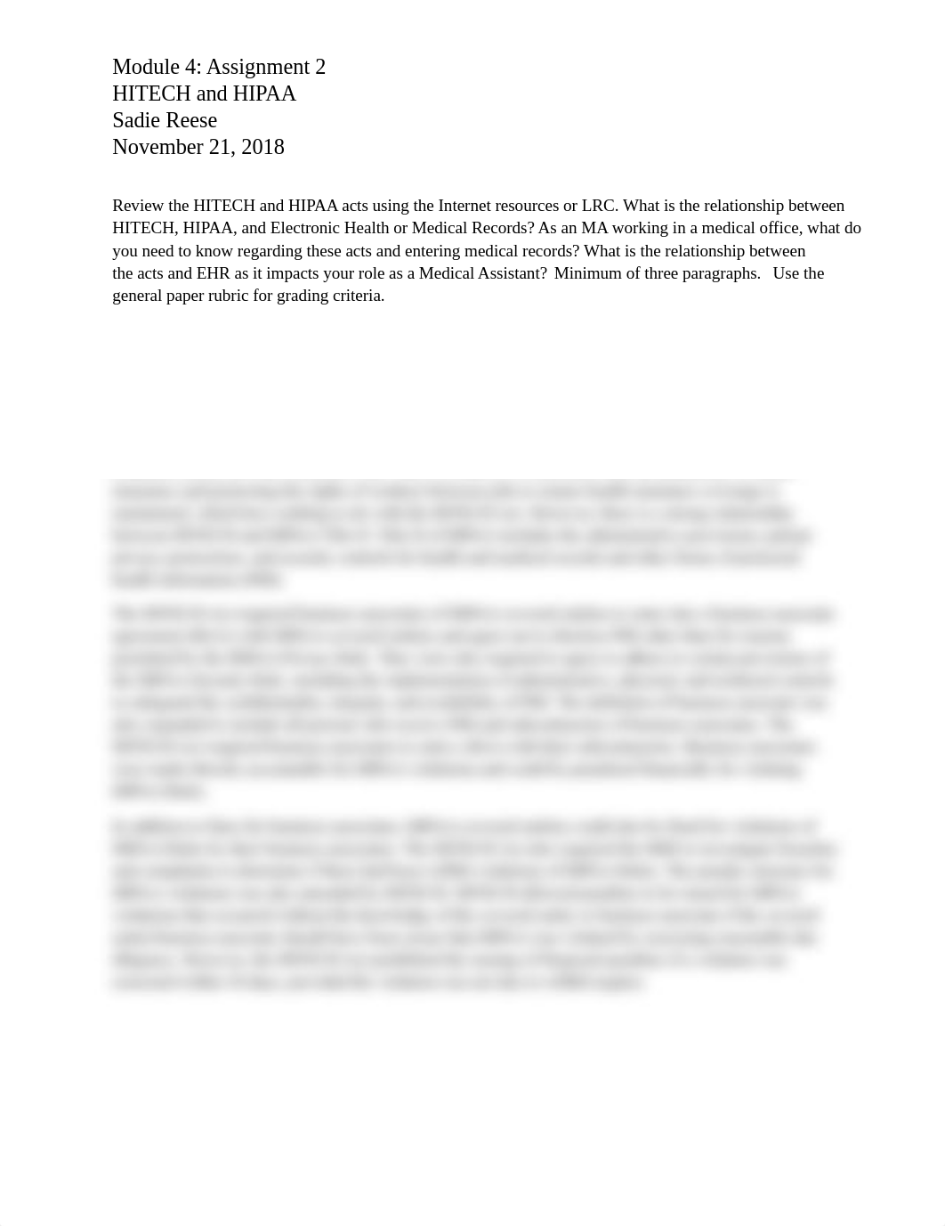 Review the HITECH and HIPAA acts using the Internet resources or LRC.docx_d86lp967pdu_page1