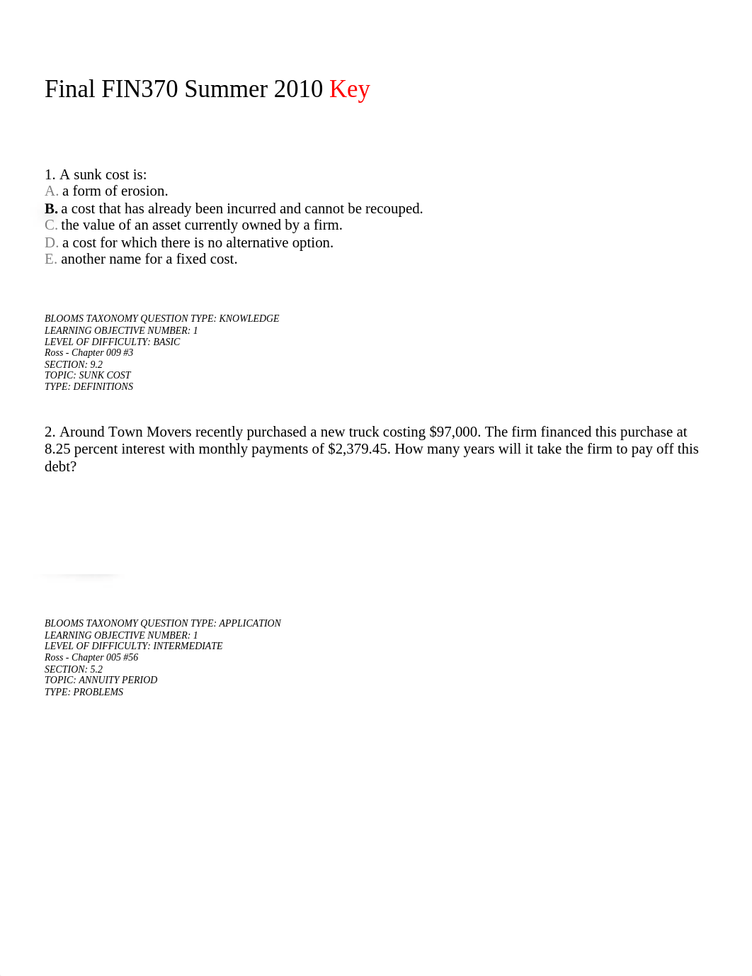 Final FIN370 Summer 2010 Key_d86p1w2tms5_page1