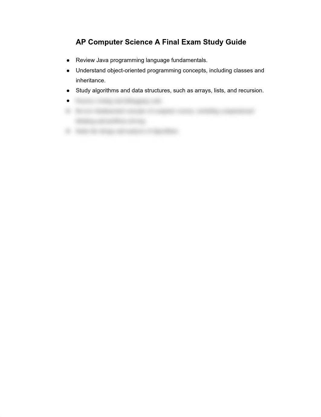 AP Computer Science A Final Exam Study Guide.pdf_d87lcgcu8bp_page1