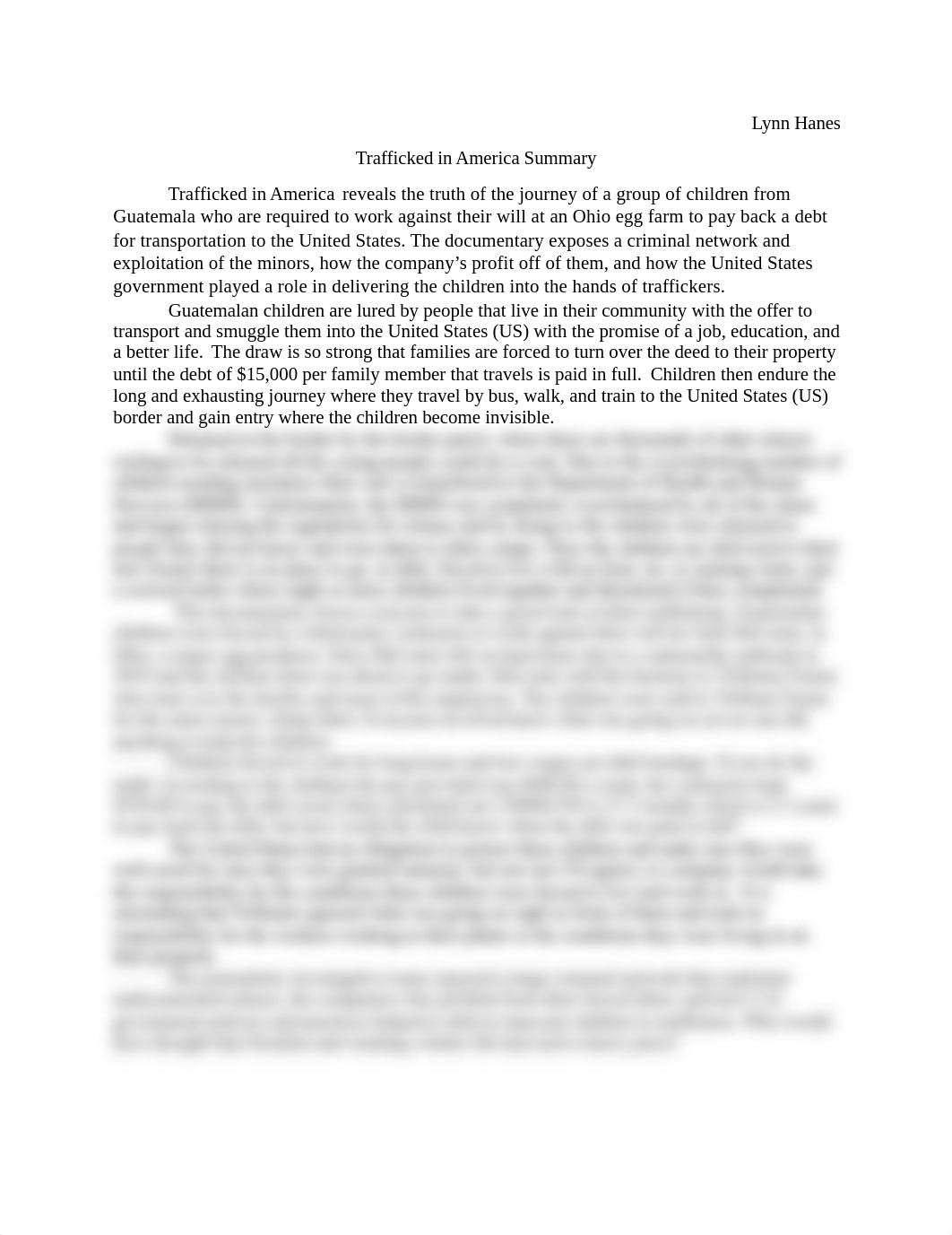 Trafficked in America Summary.docx_d87r3omsluw_page1