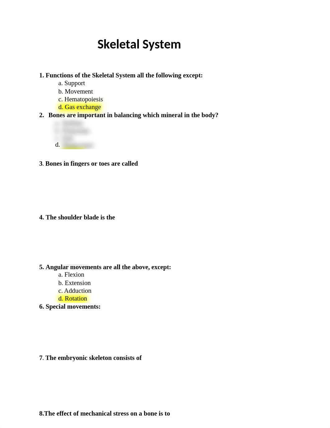 Skeletal system HW.docx_d87vpenguqr_page1