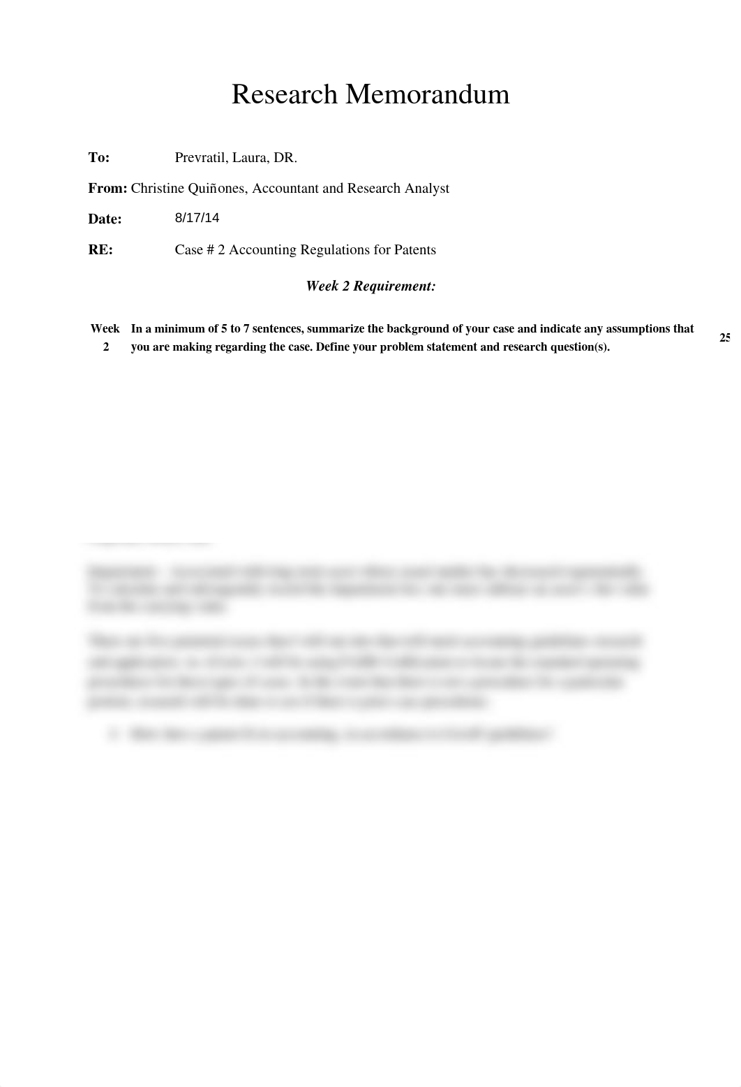 ACCT5551 COURSE PROJECT CQUINONES D01476410 WEEK 2_d87yh372crr_page1