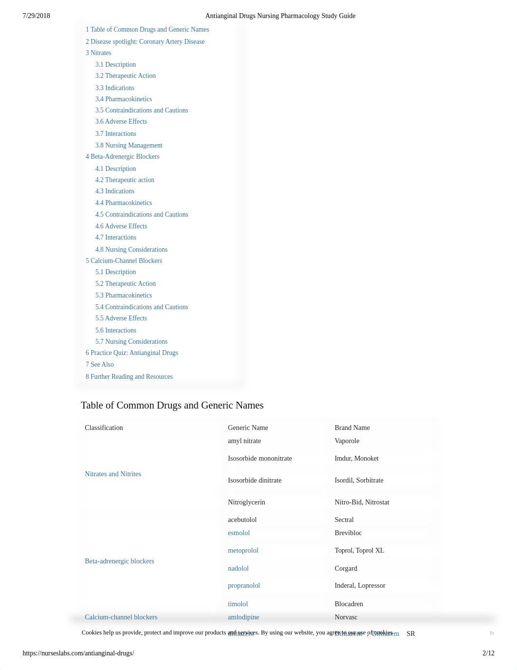 Antianginal Drugs Nursing Pharmacology Study Guide.pdf_d87ylfhrx3a_page2