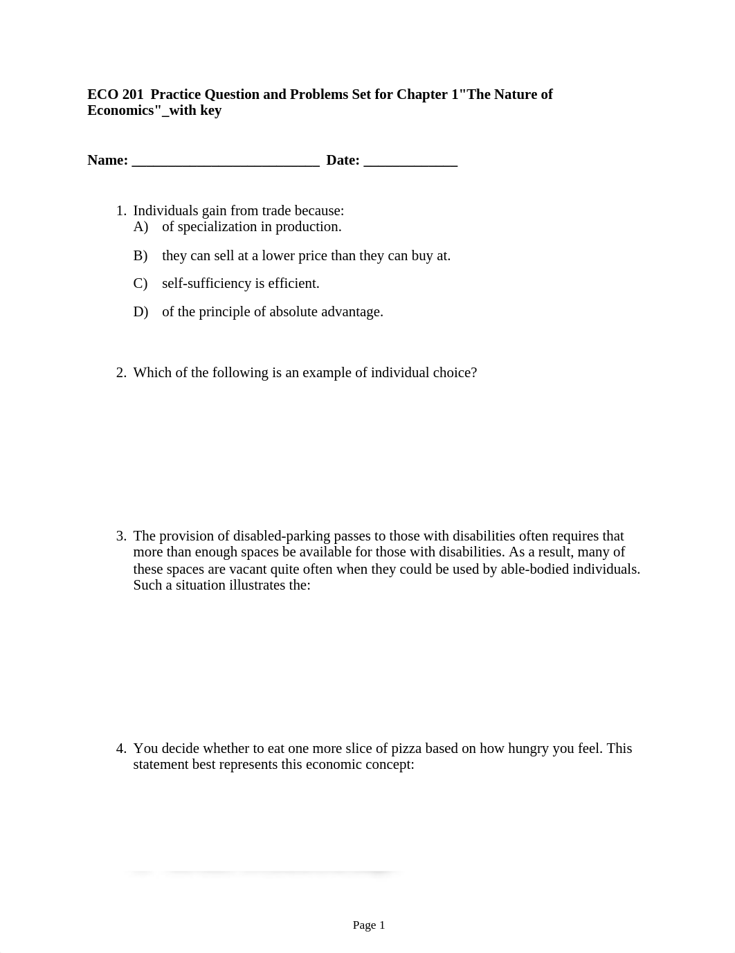 ECO 201 Practice Questions and Problems for Chapter 1_The Nature of Economics_d884znzwnhd_page1