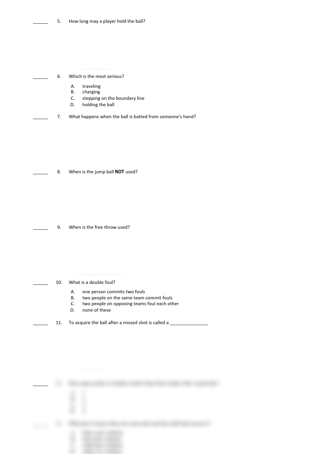 Basketball Rules Quiz with ANSWER KEY [KINT244].pdf_d8877yhfxb4_page2