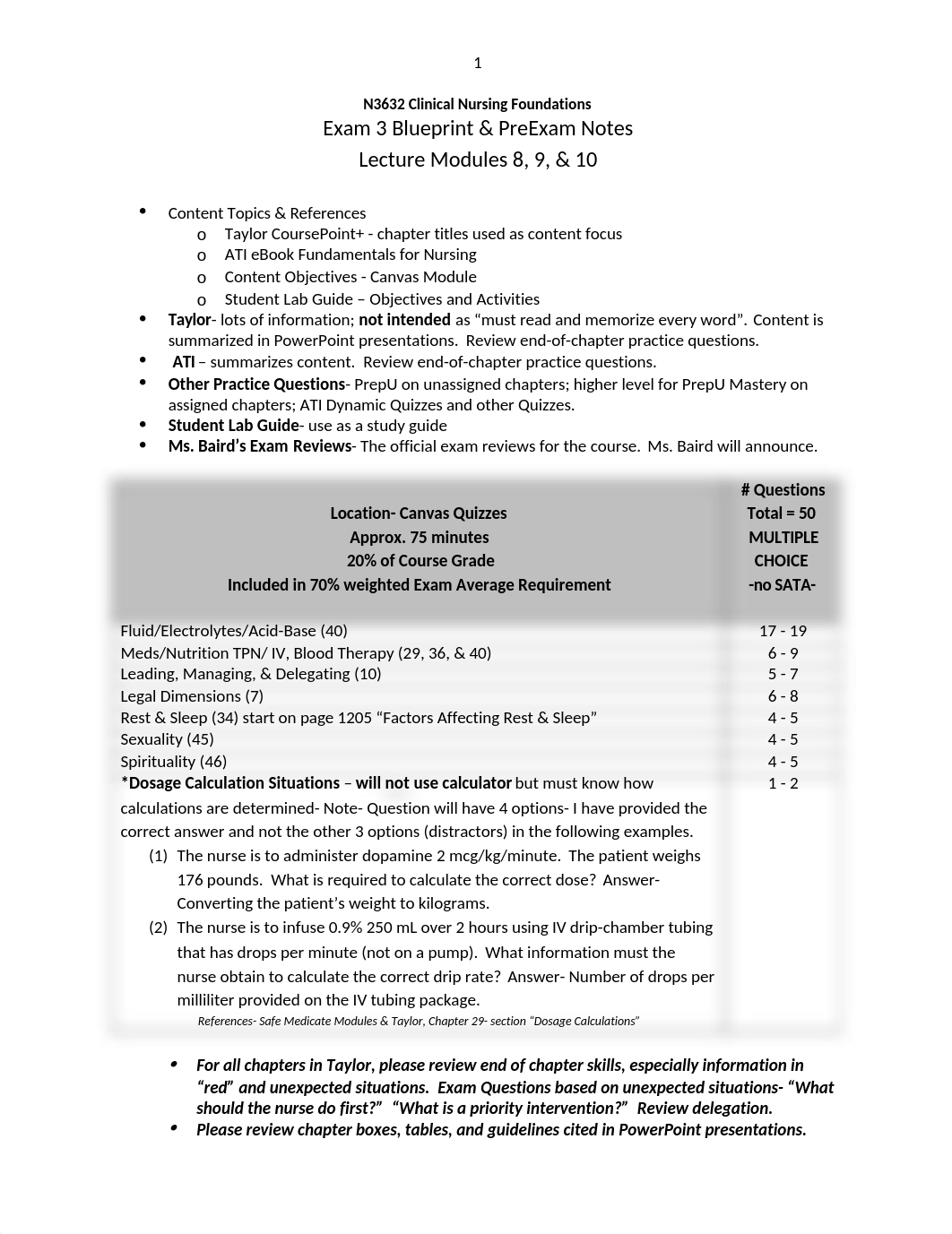 Exam 3 Blueprint and PreExam Notes.docx_d88dj6uysng_page1