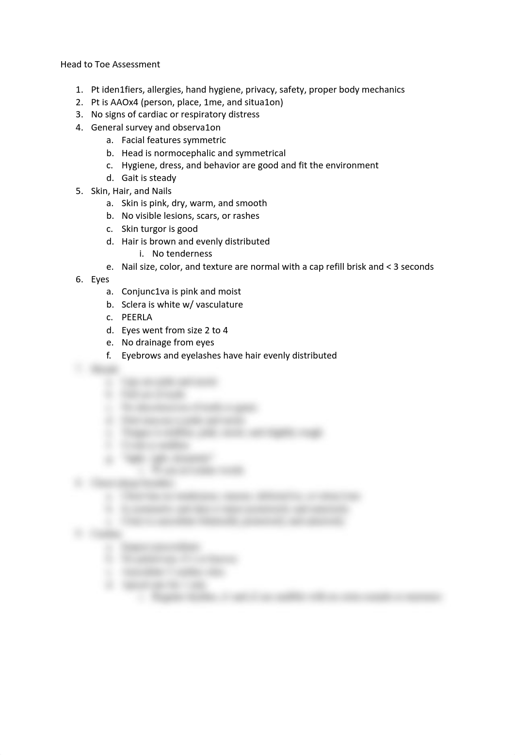 Head to Toe Assessment cheat sheet.pdf_d88ponj4oao_page1