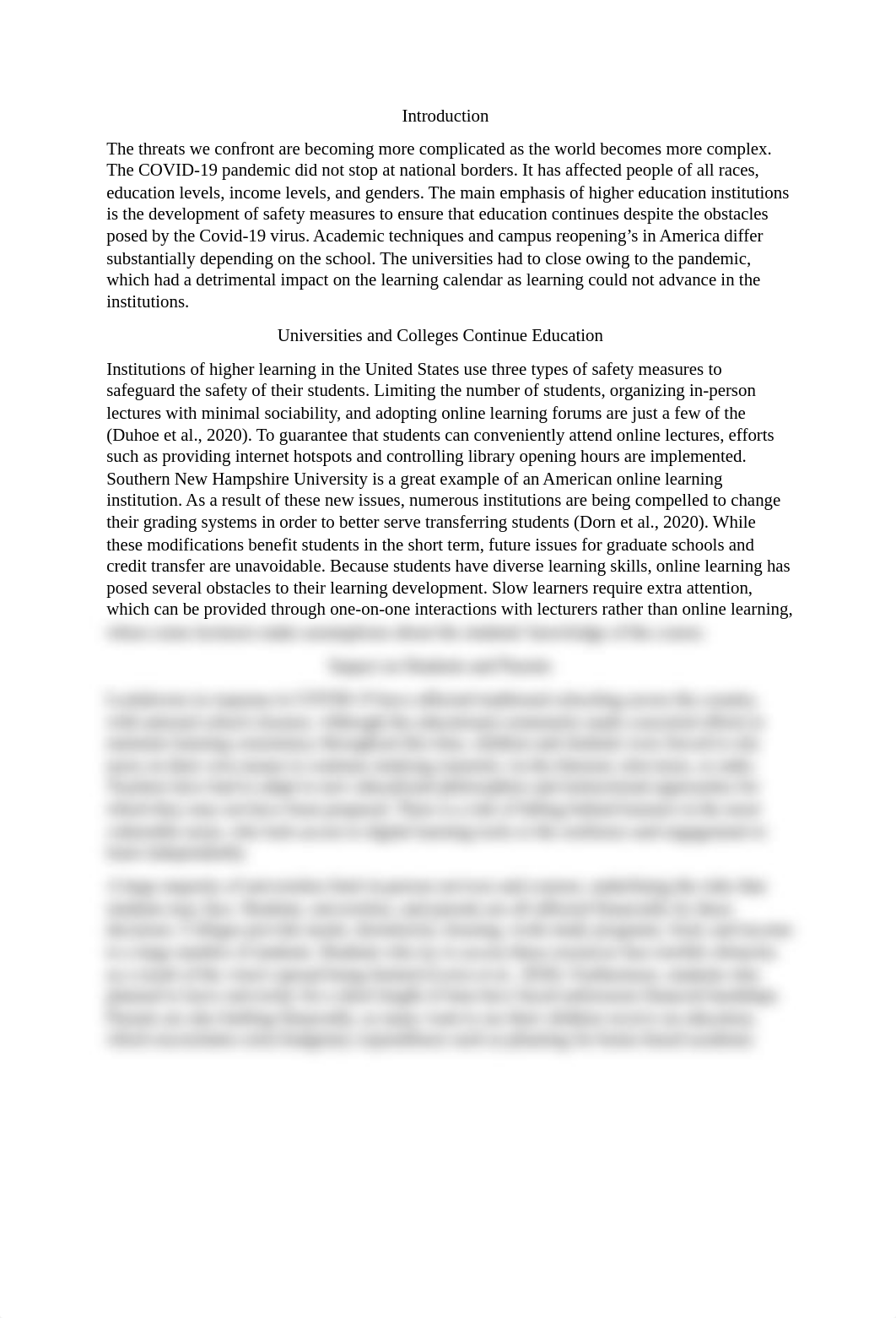 The Impact of COVID-19 on Higher Education.docx_d89pwc2wf21_page2