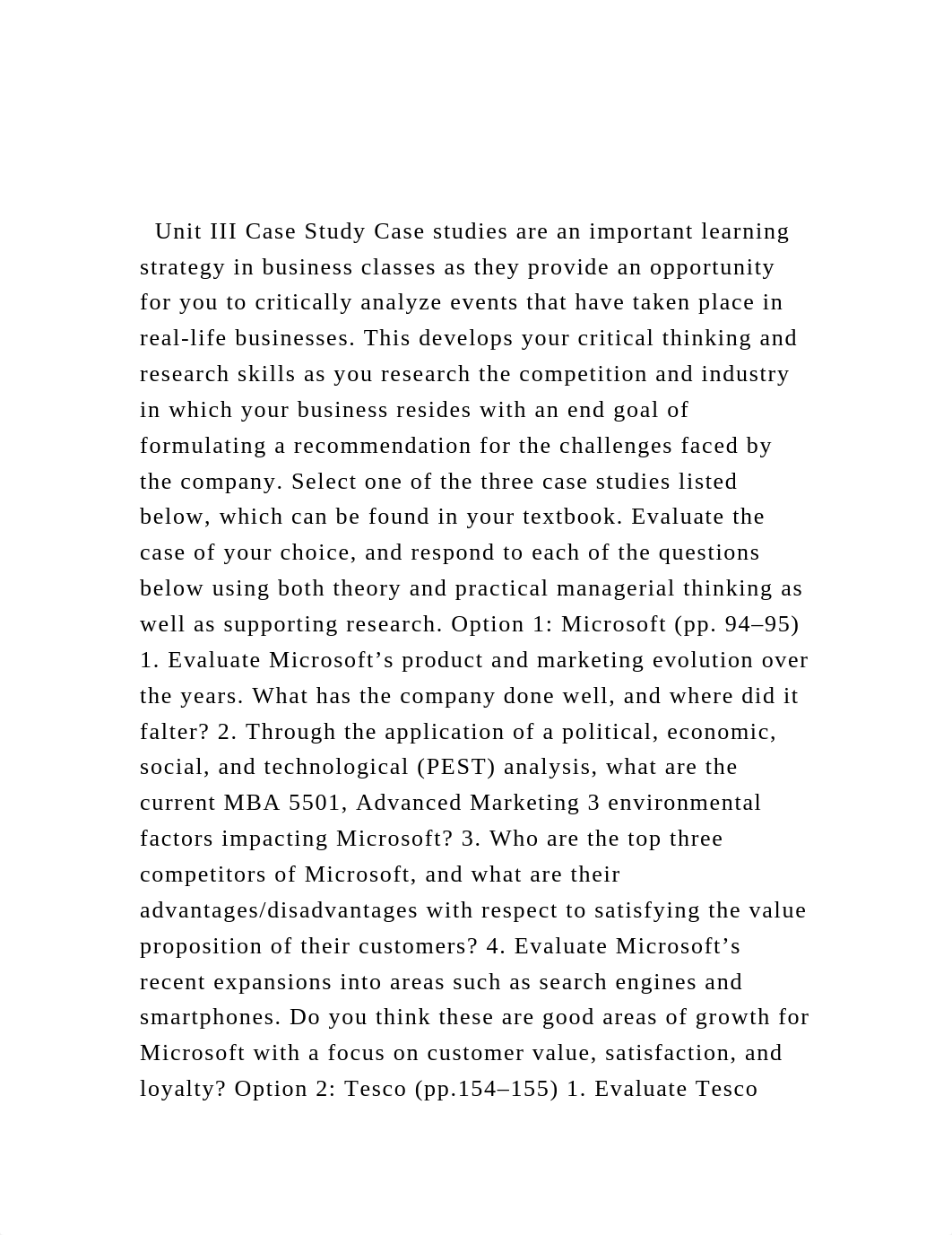 Unit III Case Study Case studies are an important learning stra.docx_d89rjmgsqal_page2