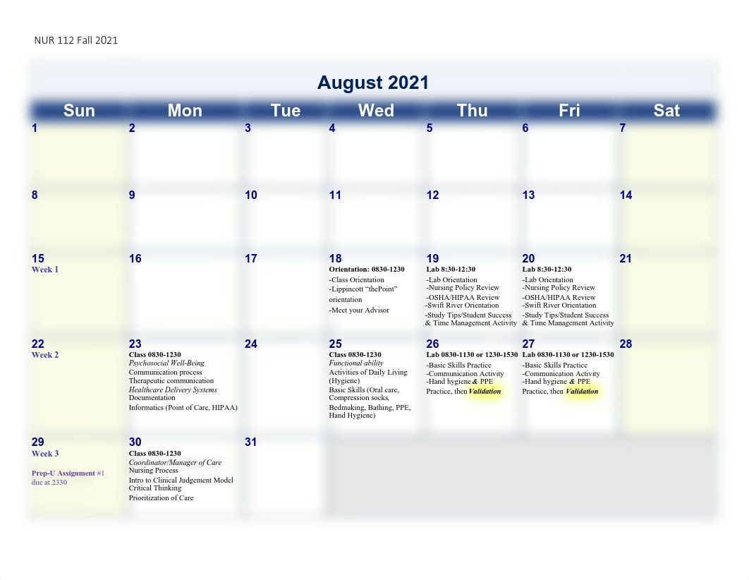 NUR 112 Fa21 Course Calendar(1).pdf_d8a6fm32zfv_page1