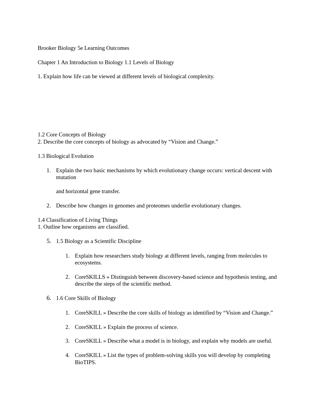 Brooker Biology 5e Learning Outcomes one.docx_d8b0zr4p75f_page1