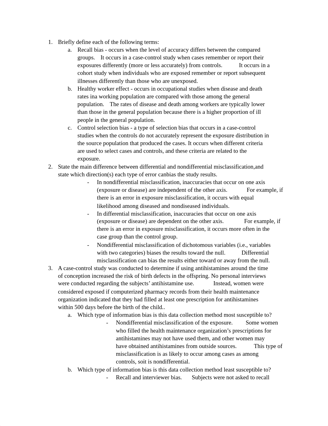 Epidemiology Midterm Chapter 10 Q&A_d8br8vdm9sc_page1