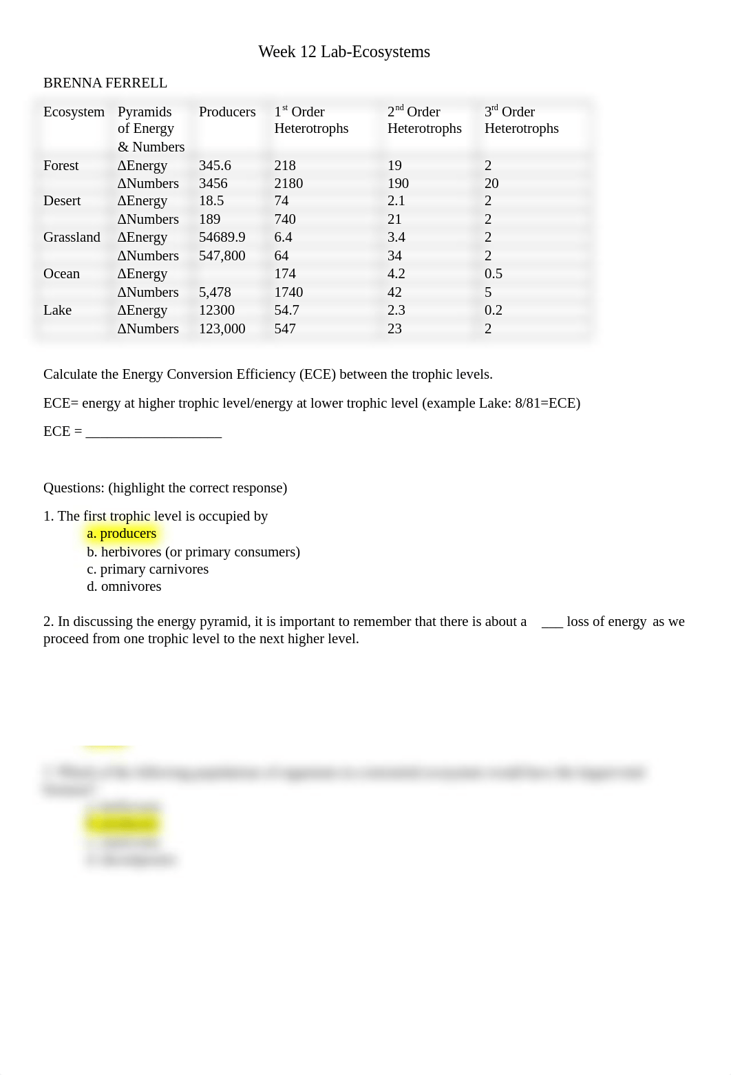 Lab Wk 12 Post Lab questions Ecosystems.docx_d8btkwtu0w2_page1