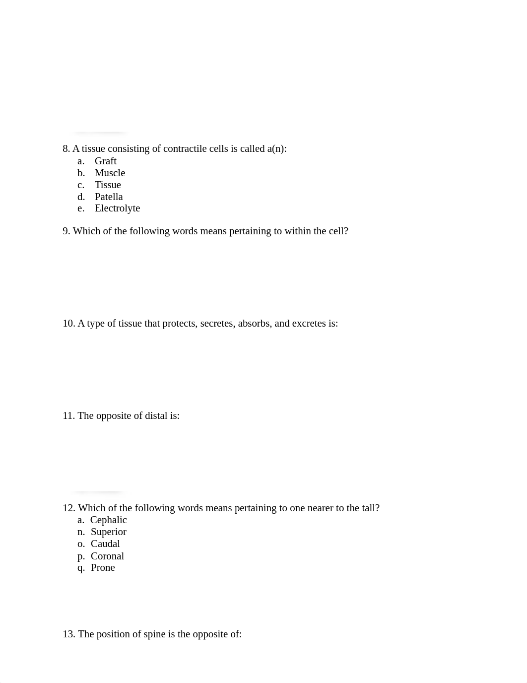 Chapter 1 Quiz The Anatomy of Medical Terms  .docx_d8bxlnqsz45_page2