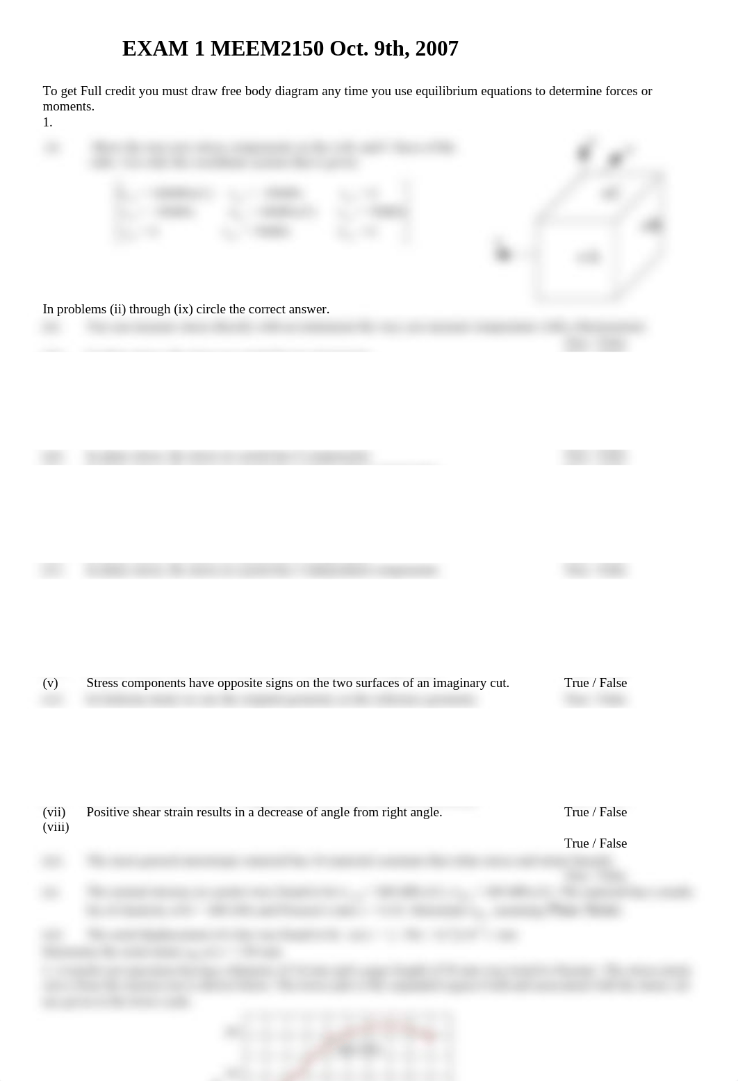 Exam 1 Fall 2007 on Mechanics of Materials_d8bxyeqyy3s_page1