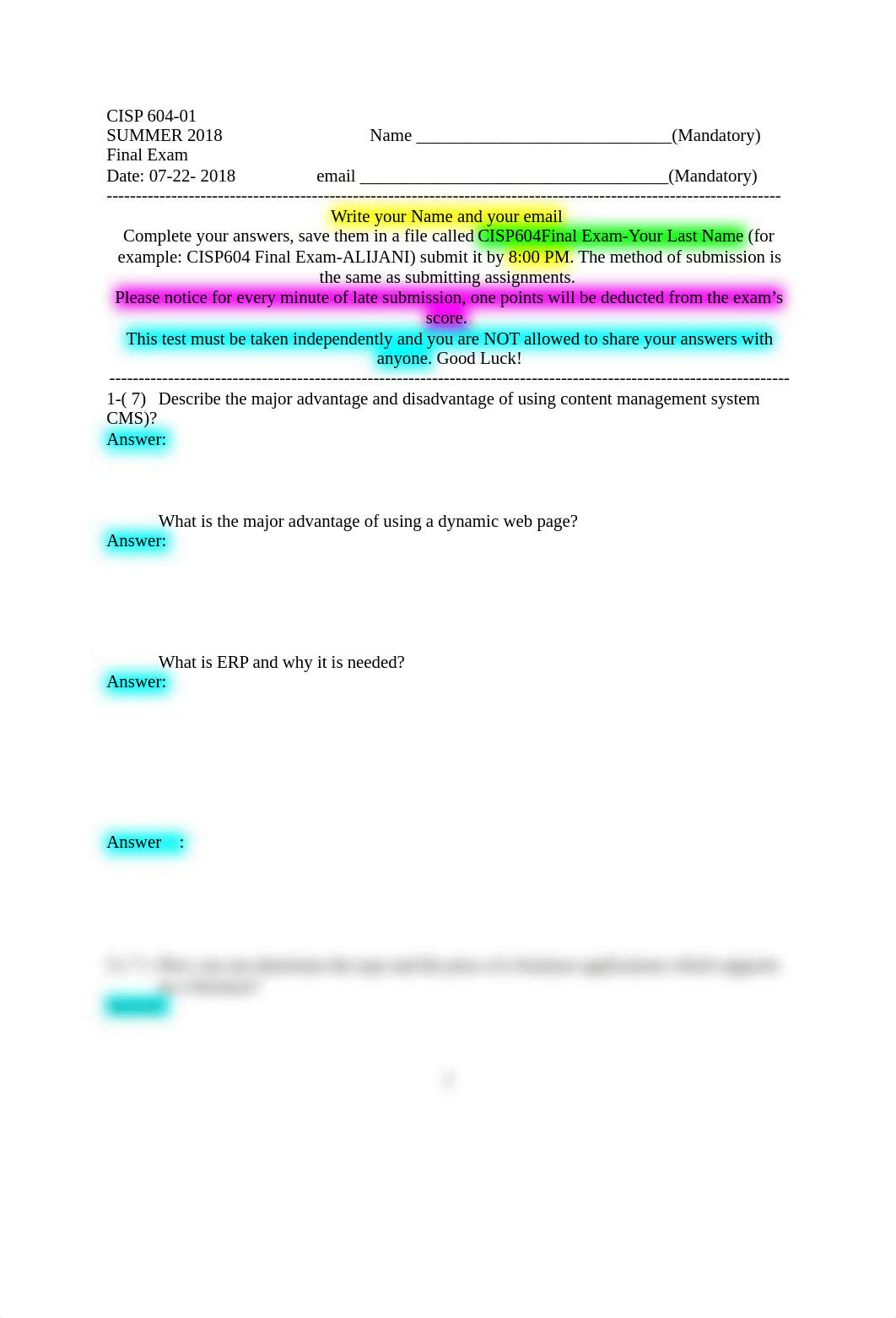 CISP 604 Final Exam.docx_d8c9m6wwjt2_page1