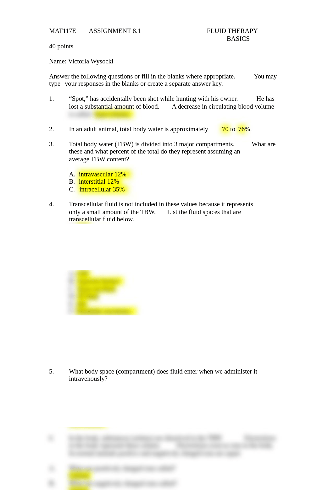 Assignment 8.1 Fluid Therapy Basics answered.docx_d8cn2x6uxc8_page1