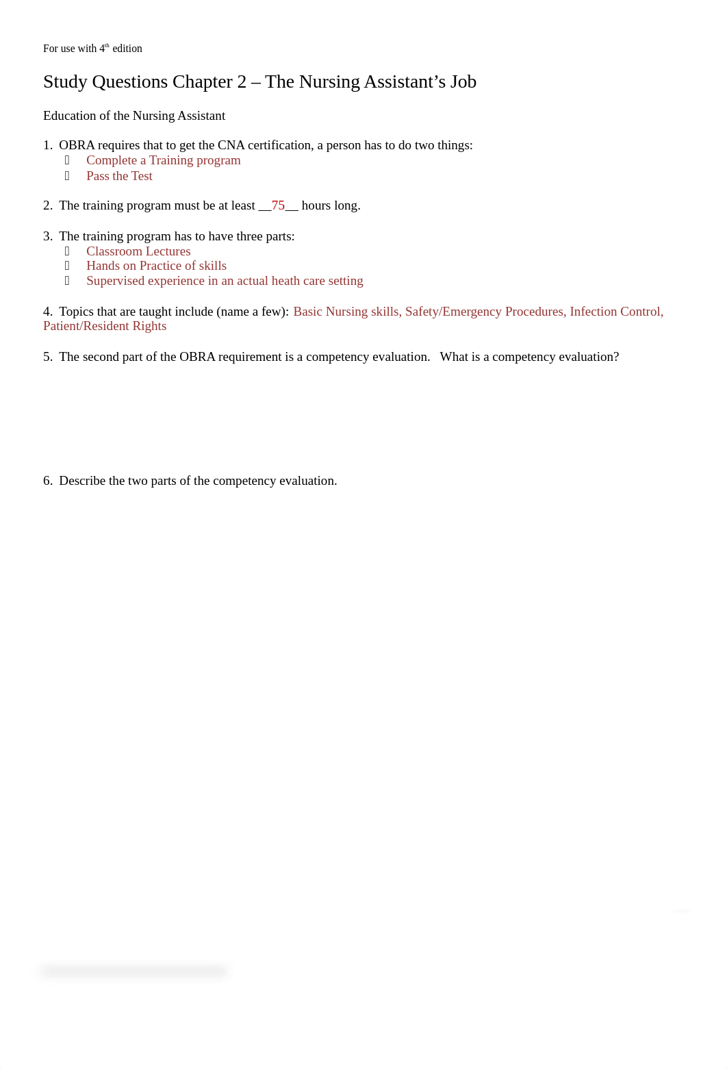 Chp 2 Study Guide --Nursing Assistant's Job.docx_d8cqswy0i9a_page1