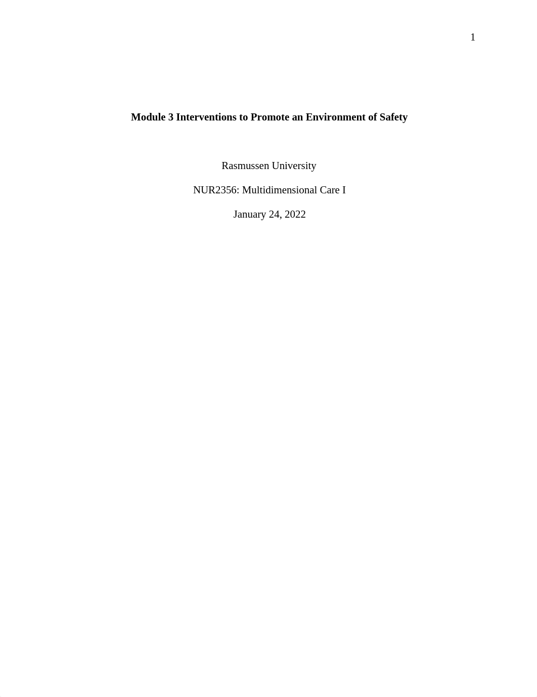 Module 3 Interventions to Promote an Environment of Safety.docx_d8ct0wtpoby_page1