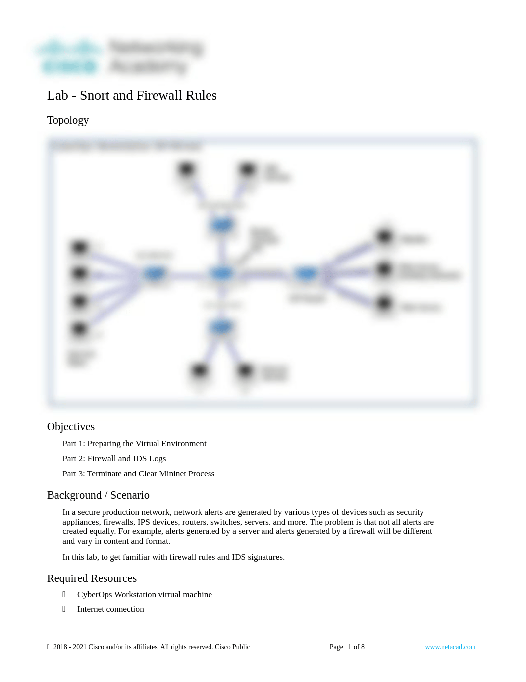 26.1.7 Lab - Snort and Firewall Rules.docx_d8d36olw7d0_page1