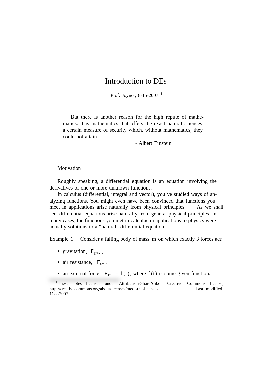 Differential Equations Introduction Lecture Note_d8d47kmgun1_page1