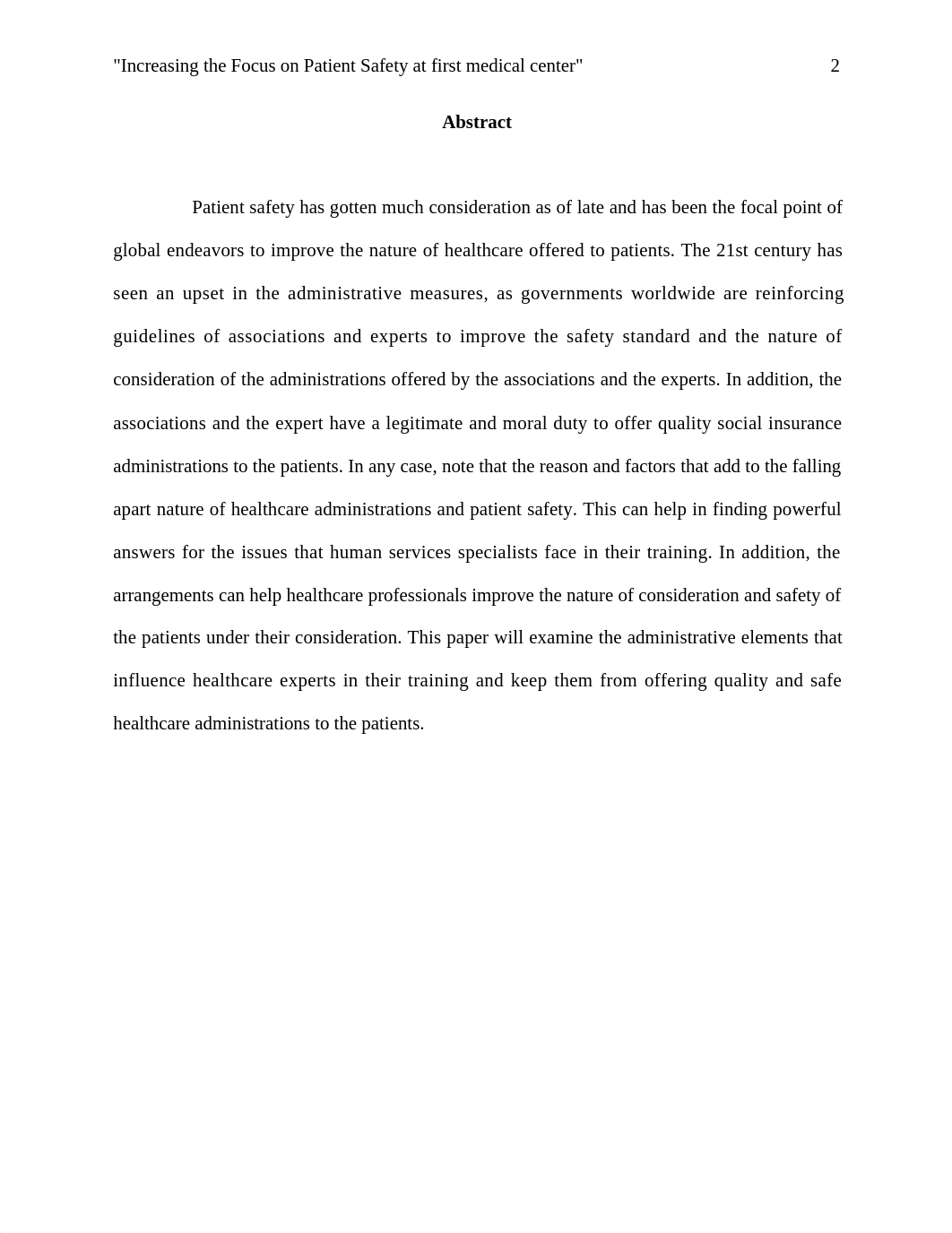 Case Study 5.1_Increasing the Focus on Patient Safety at first medical center.docx_d8dcqg7oehh_page2