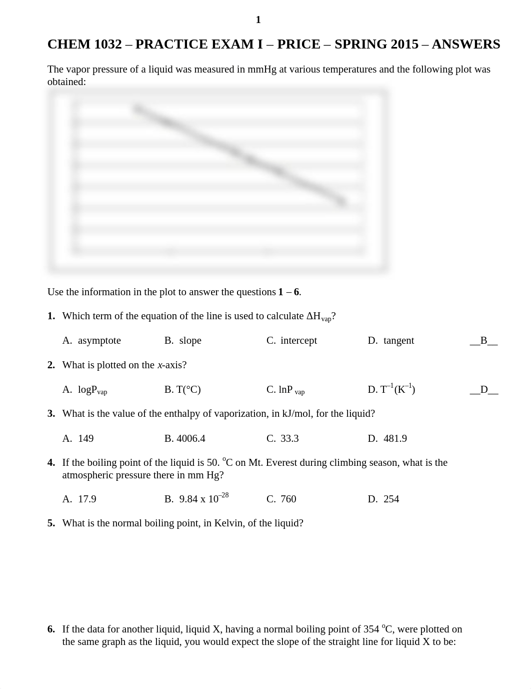 CHEM 1032 - Practice Exam I - Price - Answers - SP 2015_d8dcrkkxmoq_page1