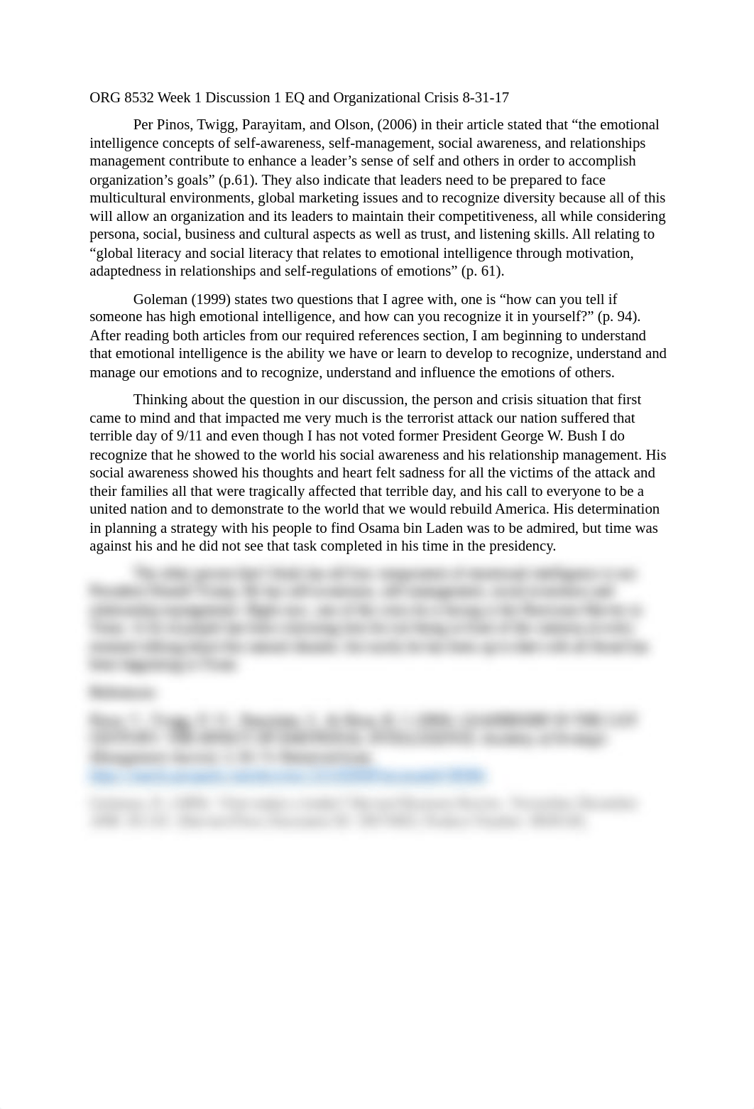 ORG 8532 Week 1 Discussion 1 EQ and Organizational Crisis 8-31-17.docx_d8dls95ussq_page1