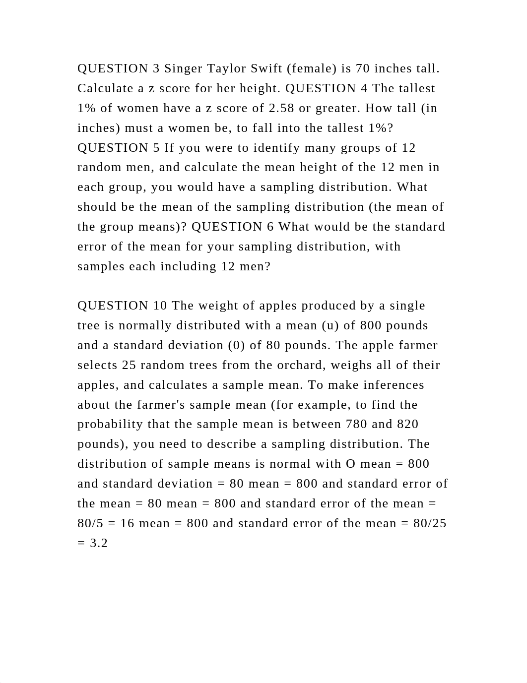 QUESTION 6 What would be the standard error of the mean for your samp.docx_d8dquofav9m_page3