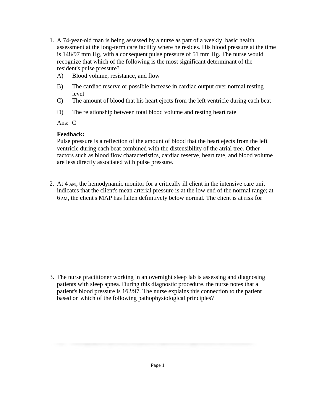 Disorders of Blood Pressure regulation-Answers to exam #3.docx_d8dyqf1td3w_page1