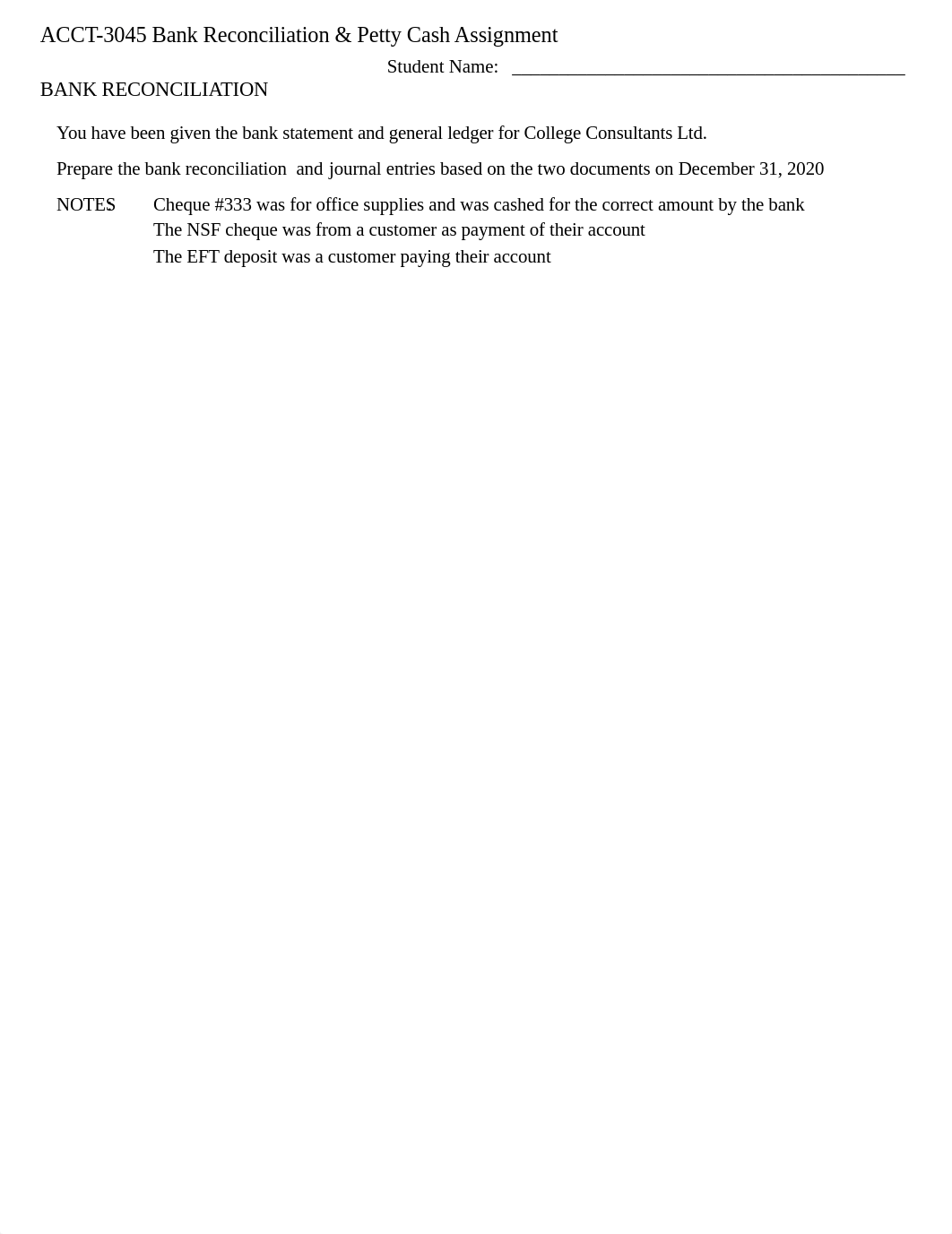 Bank Reconciliation and Petty Cash Assignment W21.docx_d8e3xtfe40s_page1