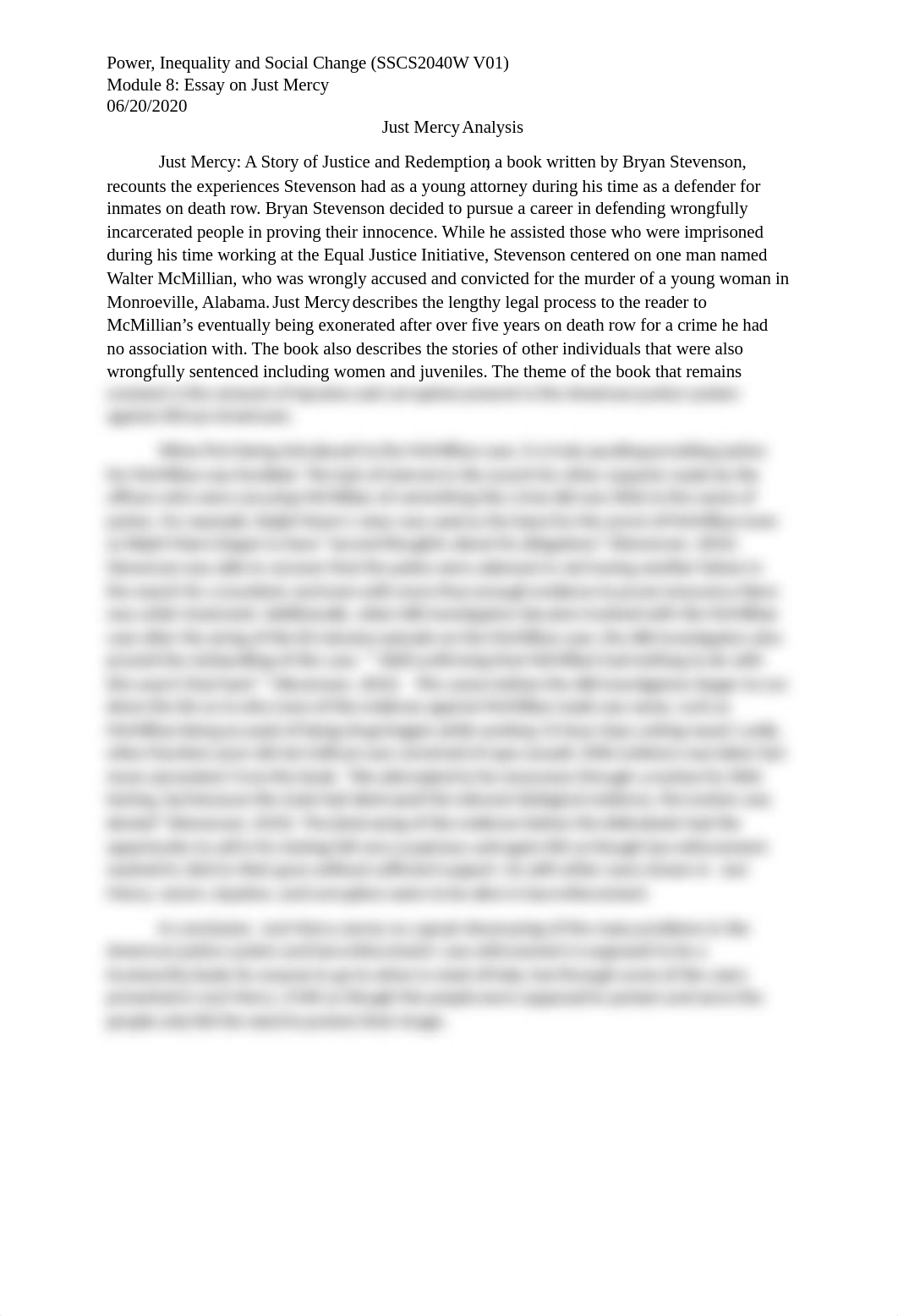 Essay on Just Mercy.docx_d8e4lr2in3v_page1