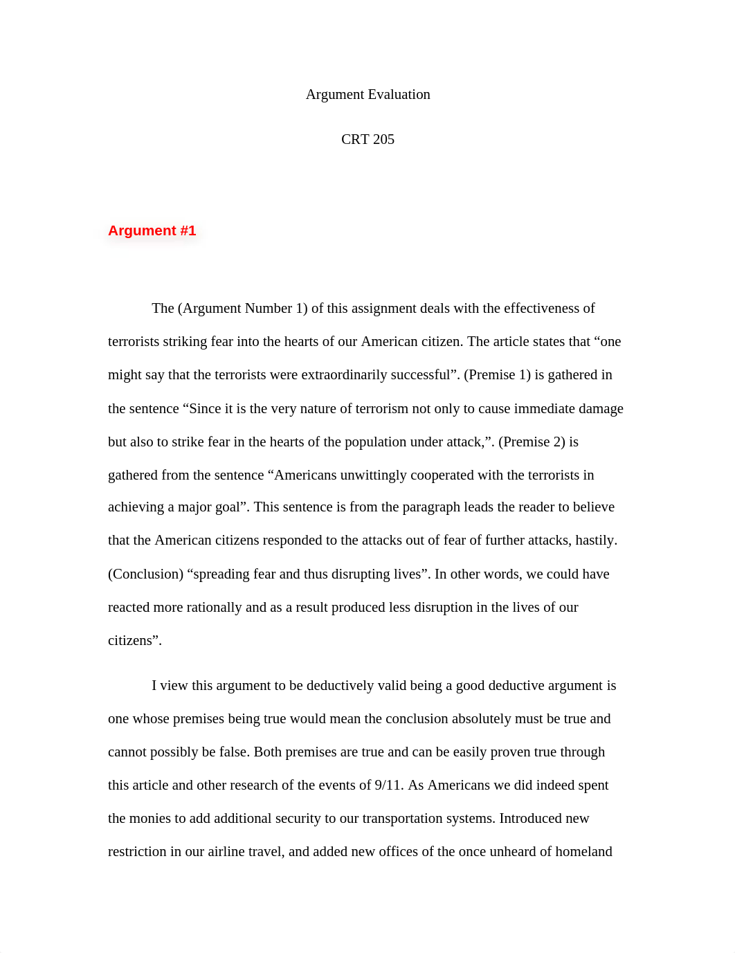 CRT 205 Week 7 Argument Evaluation_d8ebycgiant_page1