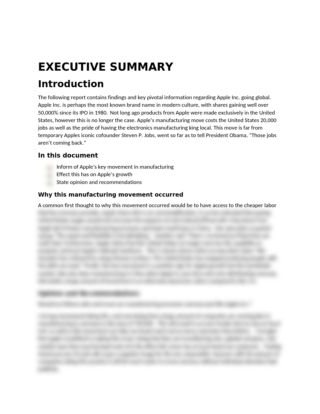 Executive Summary, Case Incident Apple Goes Global.docx_d8ebykhmfzs_page1