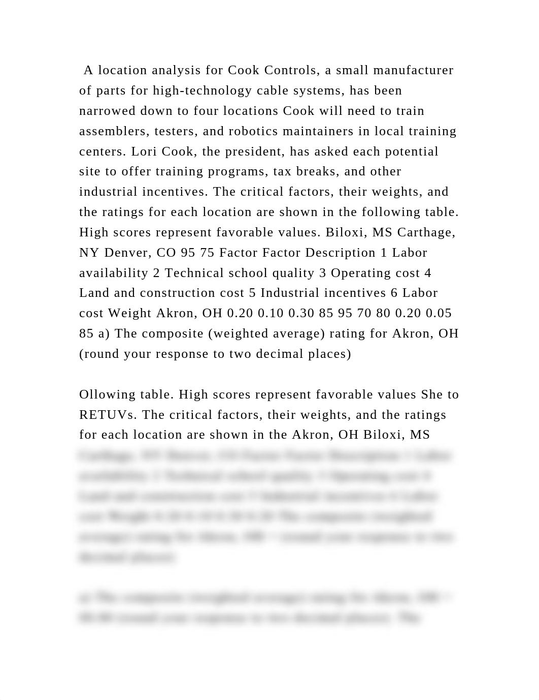 A location analysis for Cook Controls, a small manufacturer of parts .docx_d8ehl0swrvq_page2