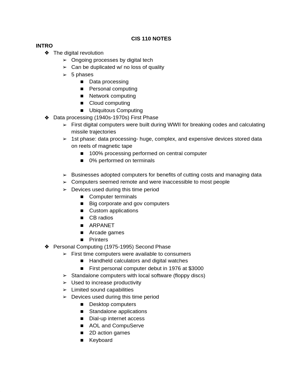 CIS 110 NOTES_d8eti9cys0i_page1