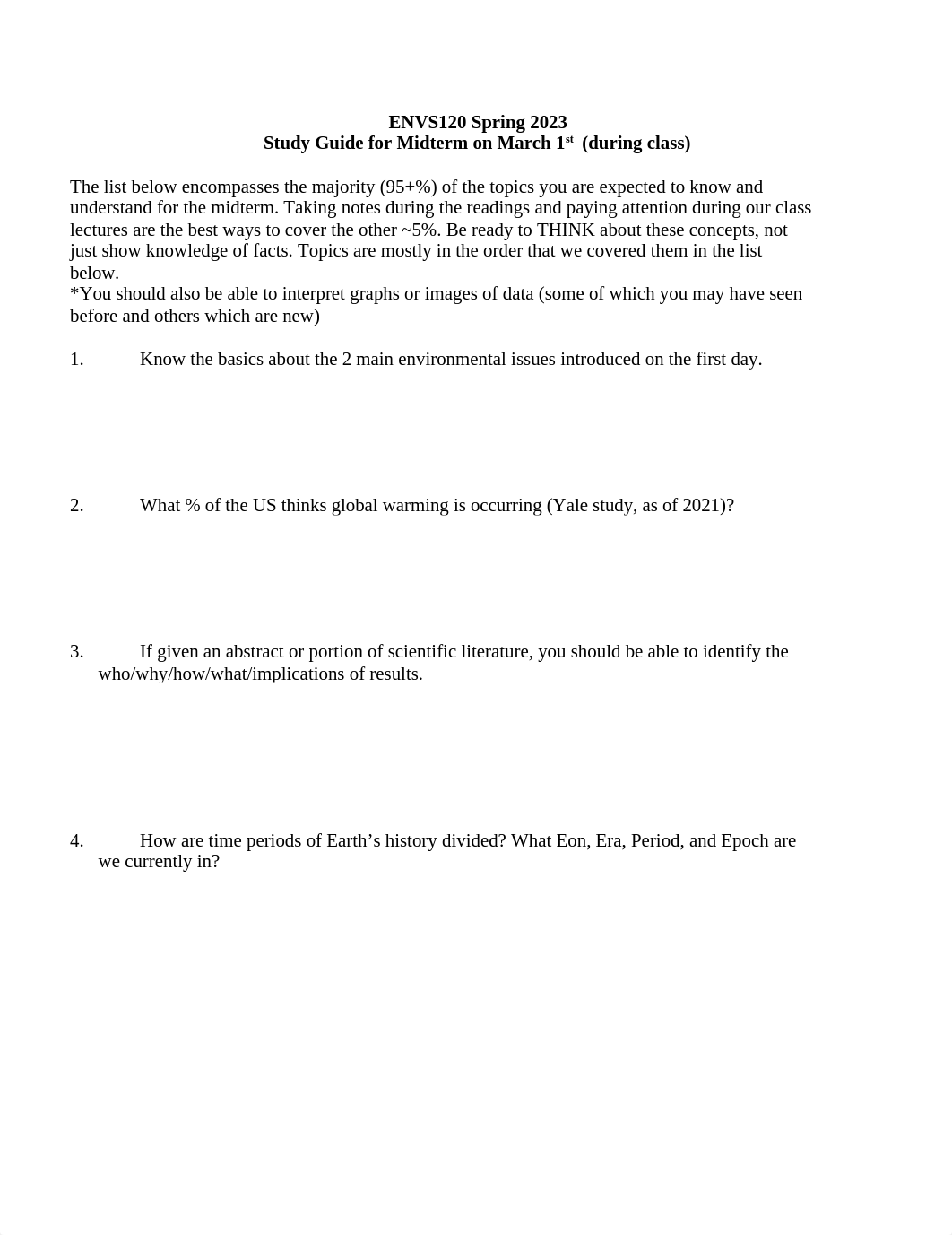 ENVS120 Midterm Study Guide Spring 2023.docx_d8etrz83709_page1