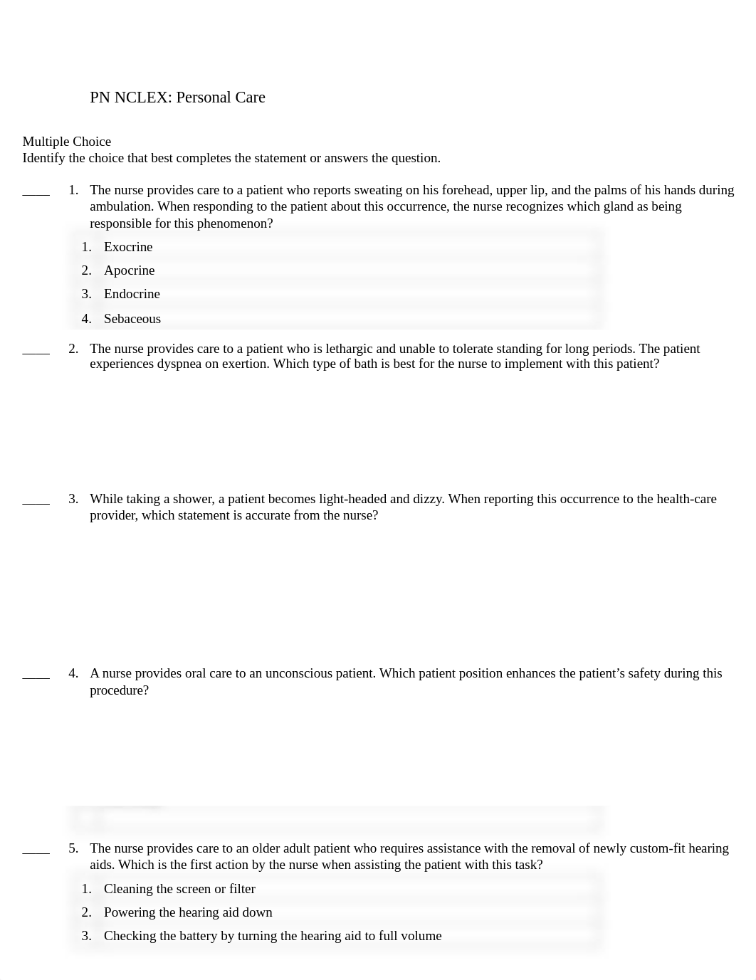 PN NCLEX- Personal Care.docx_d8evowkioij_page1