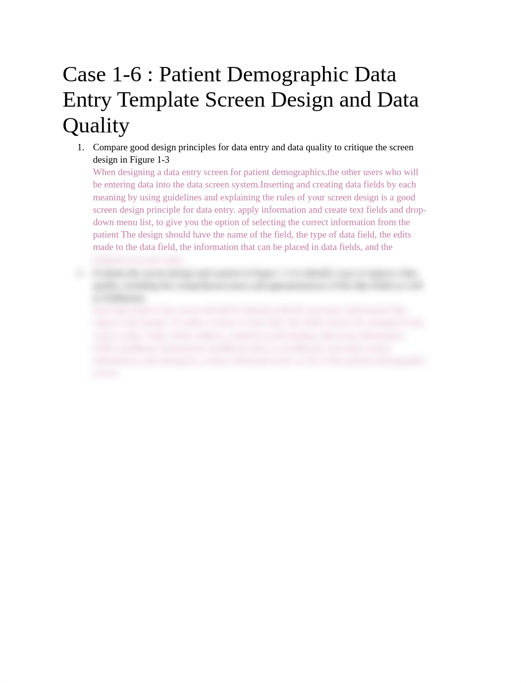 Case 1-6 _ Patient Demographic Data Entry Template Screen Design and Data Quality.docx_d8evu214fo7_page1