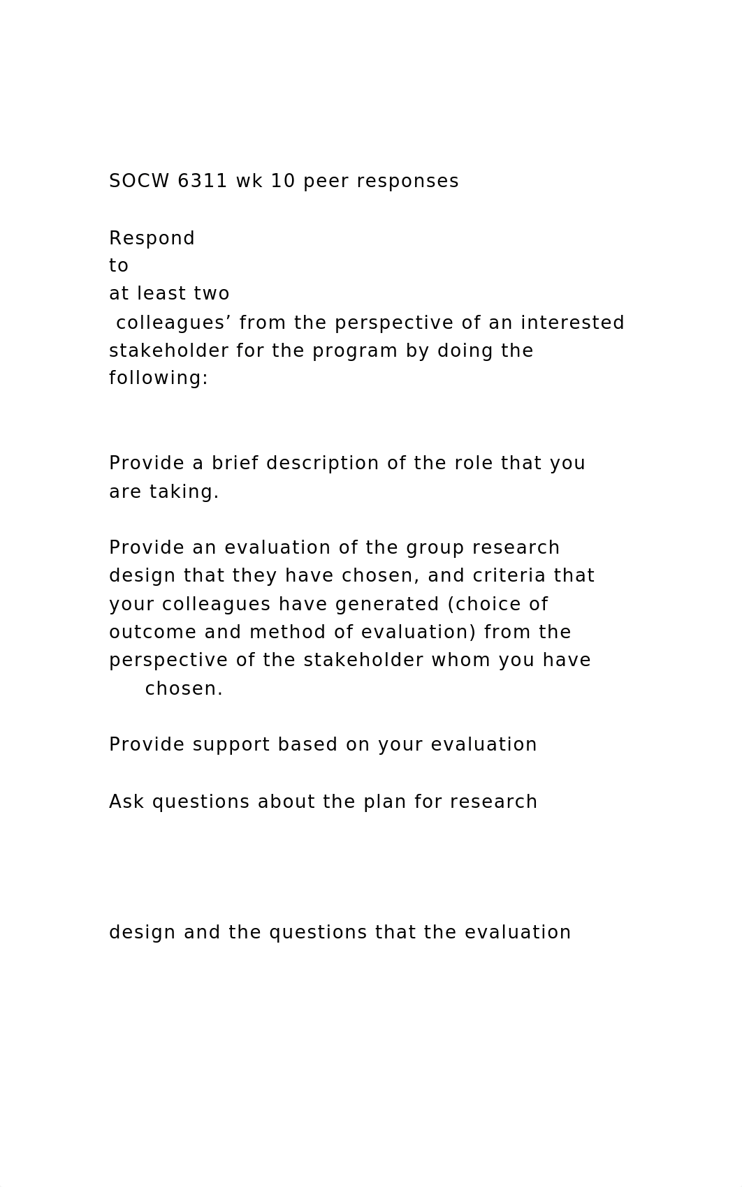 SOCW 6311 wk 10 peer responses Respond to at least two.docx_d8evutrt7xn_page2