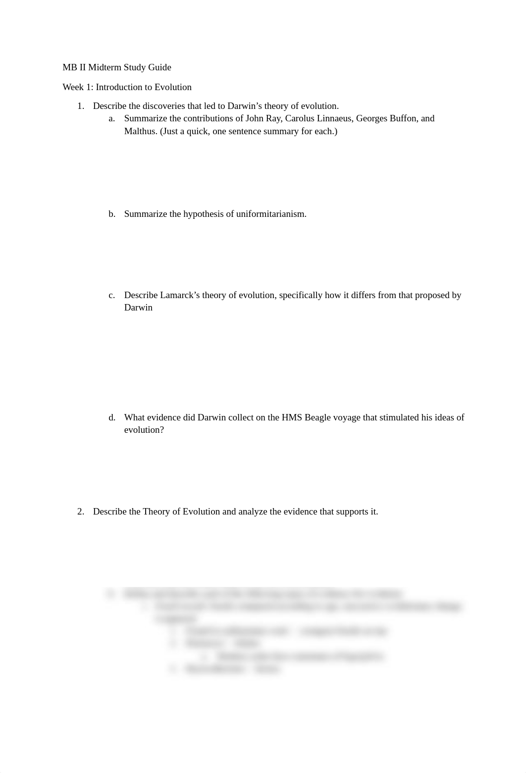 UNE_BIOL 1011 Midterm Study Guide.docx_d8eyj5morgg_page1