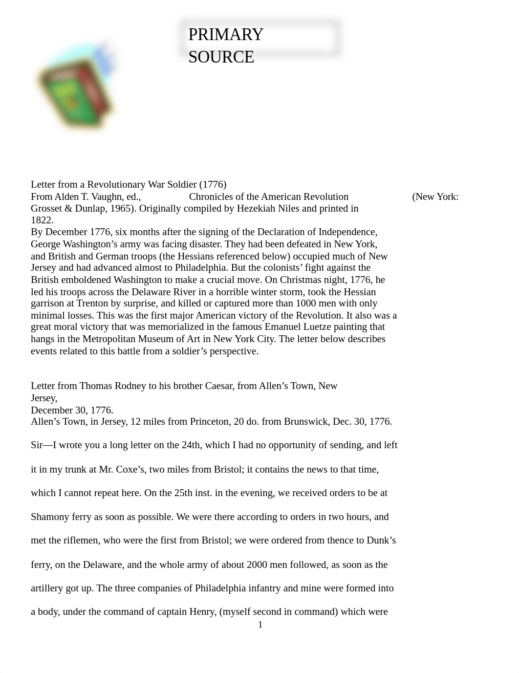 Letter from a Revolutionary War Soldier  1776 with responses.docx_d8f0cahnuus_page1