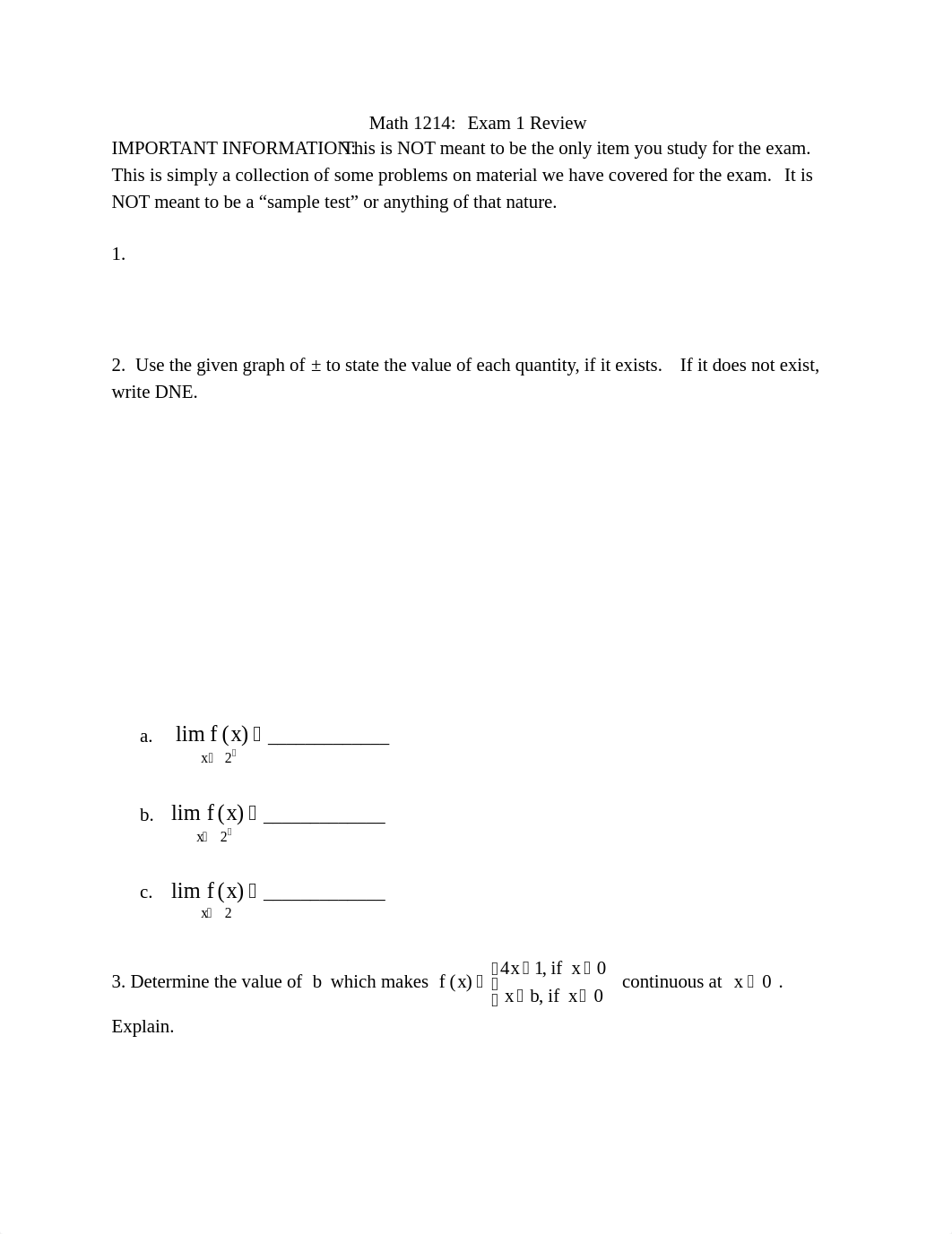 Math 1214 - Exam 1 Review.pdf_d8f2z3obdk5_page1