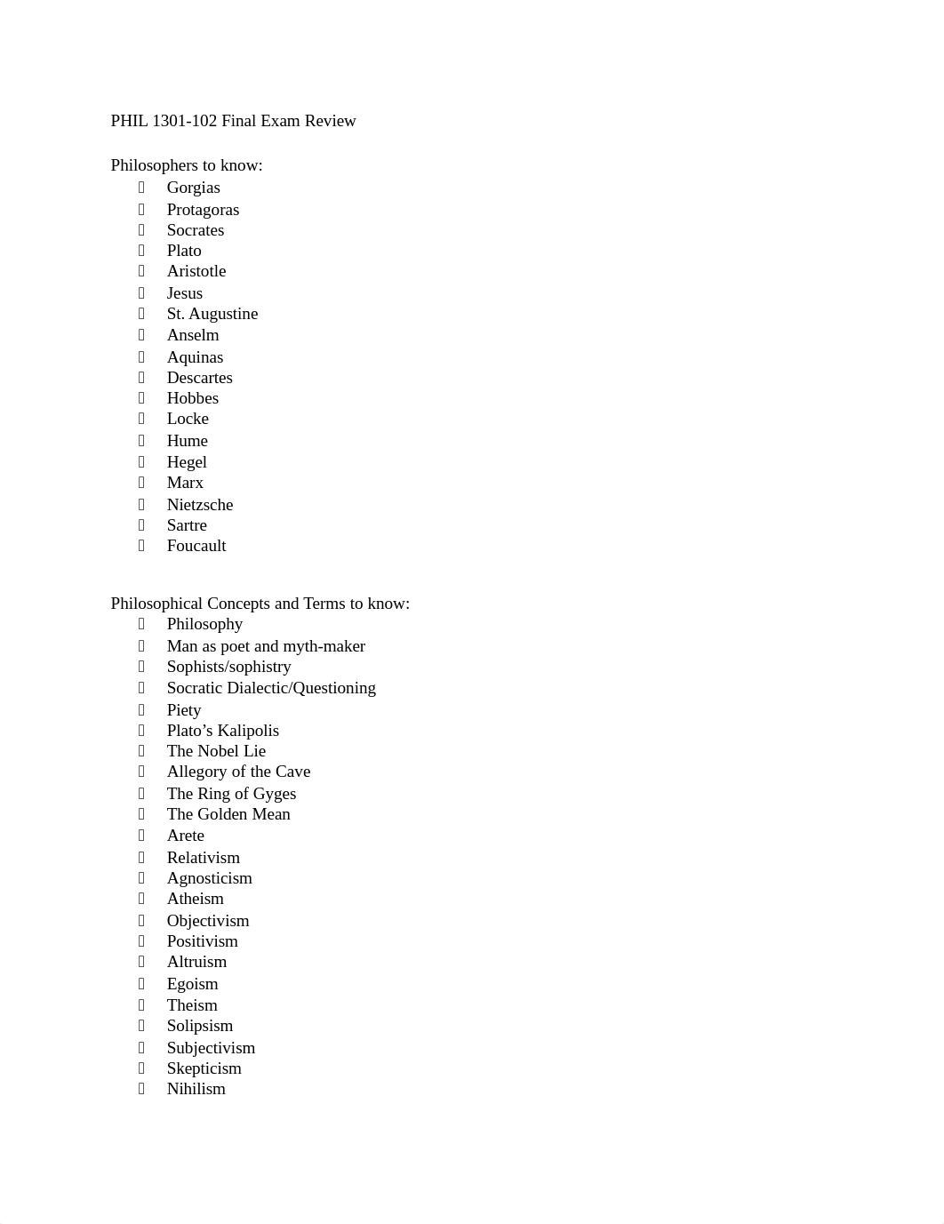 PHIL 1301-102 Final Exam Review 11.23.pdf_d8fjkpr0n6q_page1