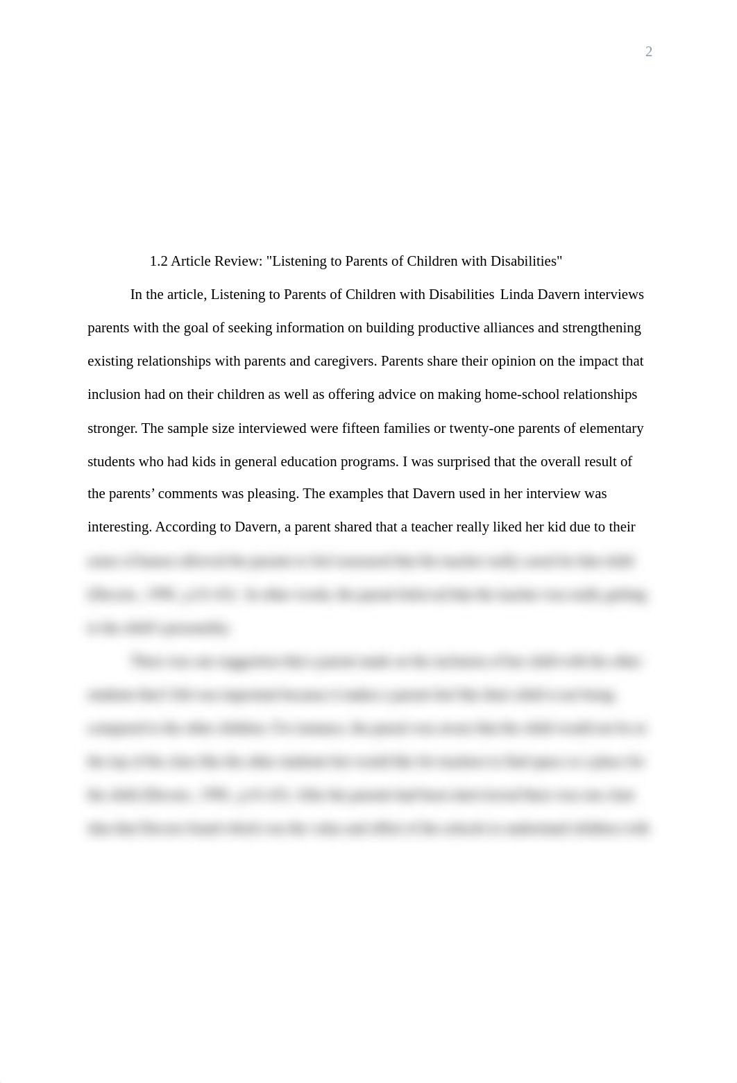 1.2 Article Review-Listening to Parents of Children With Disabilities- Esmeralda Hidalgo.docx_d8fm7as30q2_page2