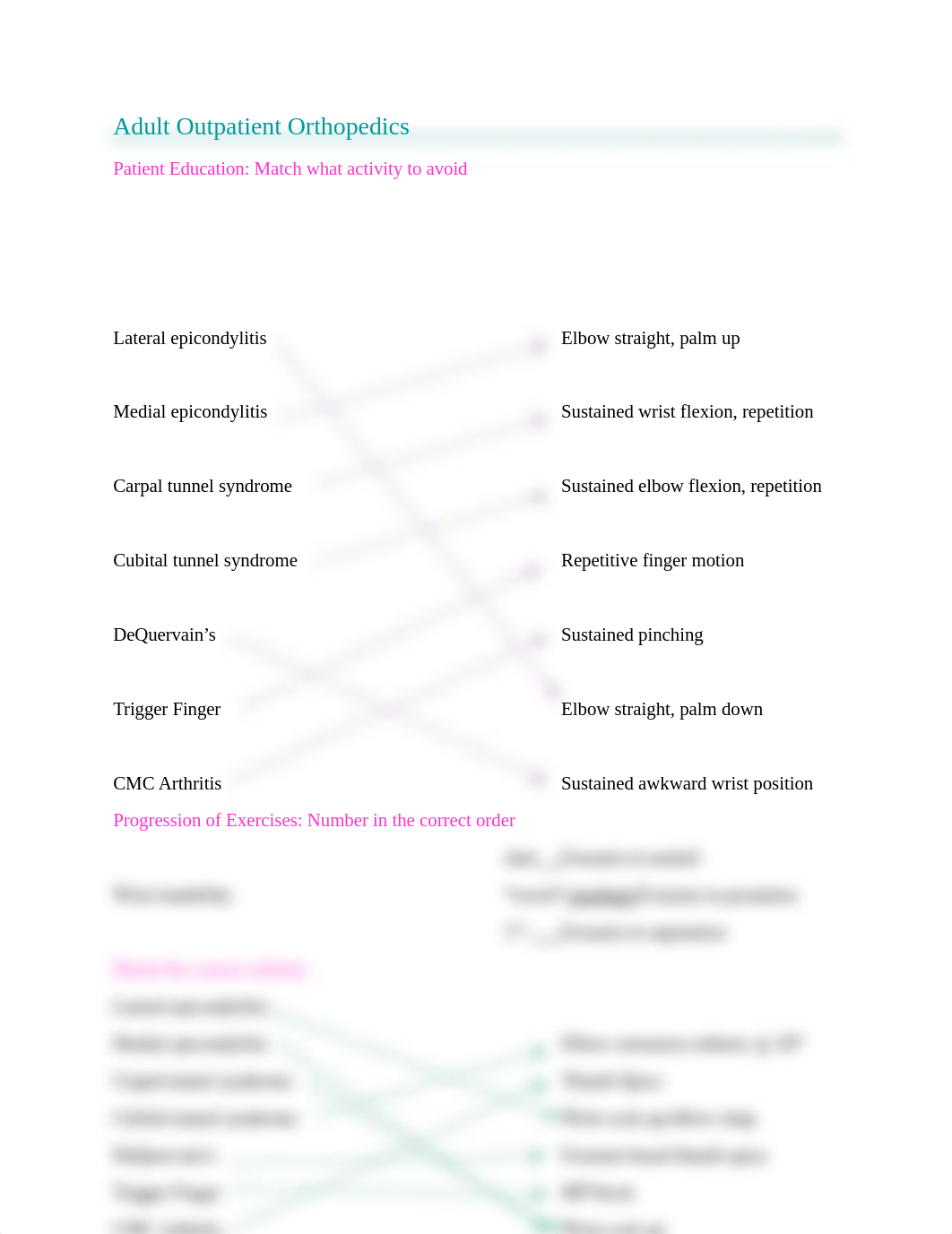 Adult Outpatient Orthopedics Worksheet.docx_d8fmdc9kol7_page1