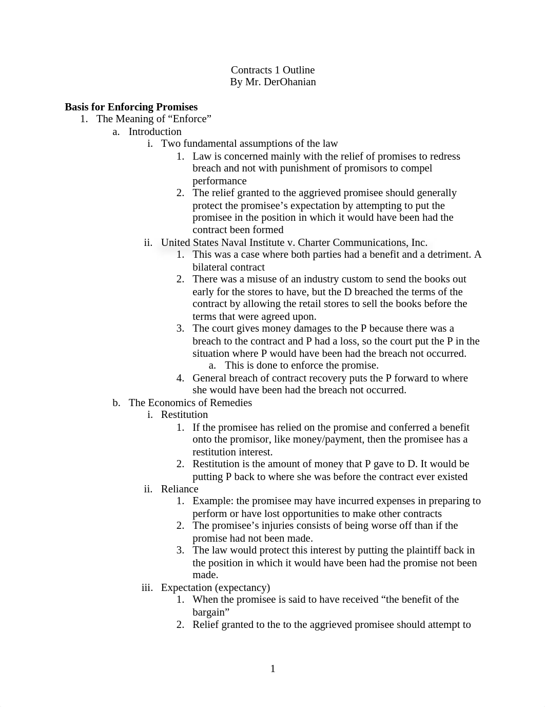 Contracts Cohen Fall 2006_d8ftal6k5wf_page1