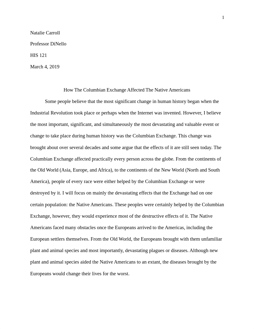 Columbian Exchange Paper.docx_d8fvcpt525c_page1